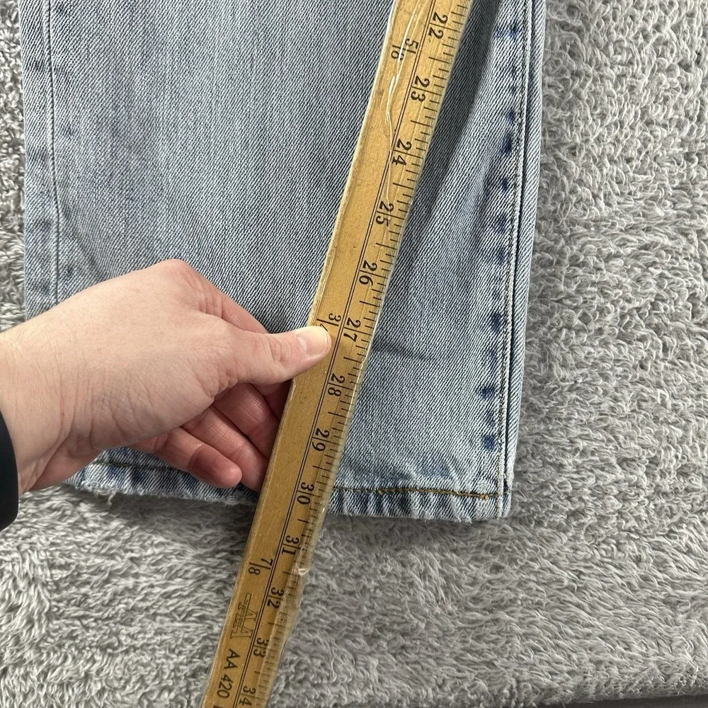 VINTAGE Levi's 501 Jeans Mens 35x32 (Fits 34x30) Light‎ Wash Distressed Classic